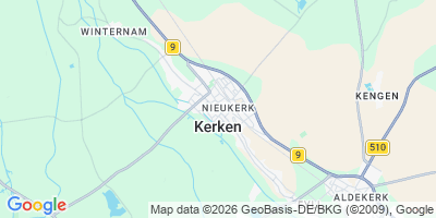 Karte Kerken