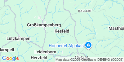 Karte Kesfeld