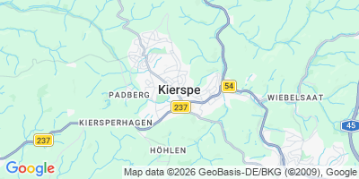 Karte Kierspe