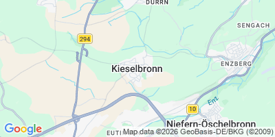Karte Kieselbronn