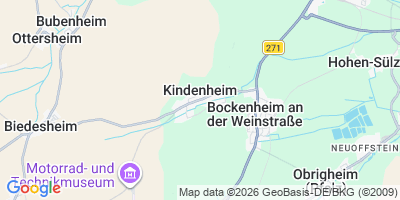Karte Kindenheim