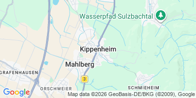 Karte Kippenheim