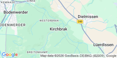Karte Kirchbrak