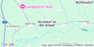 Karte Kirchdorf a.d.Amper