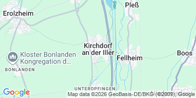 Karte Kirchdorf an der Iller