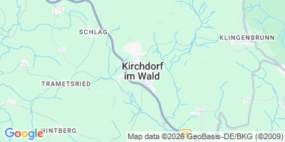 Karte Kirchdorf i.Wald
