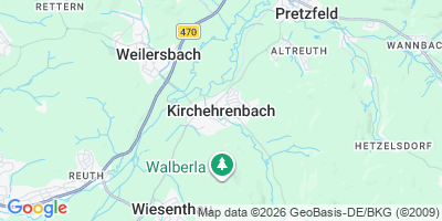 Karte Kirchehrenbach