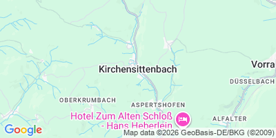 Karte Kirchensittenbach
