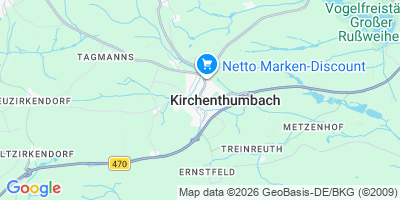 Karte Kirchenthumbach