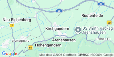 Karte Kirchgandern