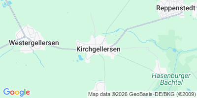 Karte Kirchgellersen