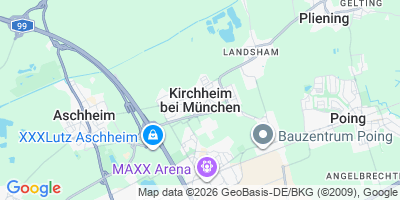 Karte Kirchheim b.München