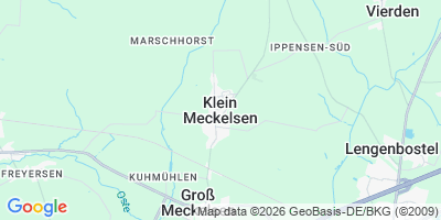 Karte Klein Meckelsen