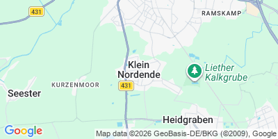 Karte Klein Nordende