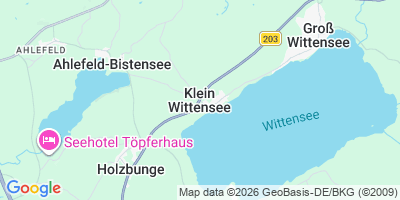 Karte Klein Wittensee