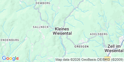 Karte Kleines Wiesental