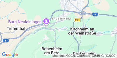 Karte Kleinkarlbach