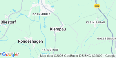 Karte Klempau