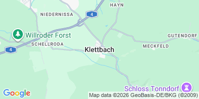 Karte Klettbach