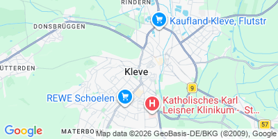 Karte Kleve