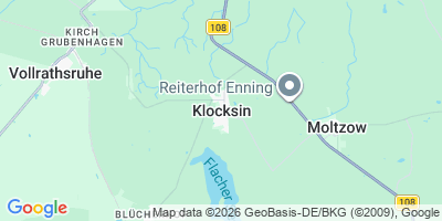 Karte Klocksin