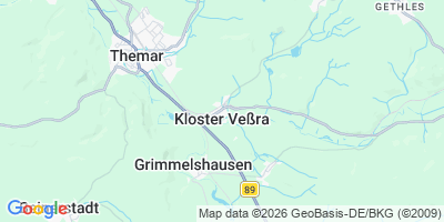 Karte Kloster Veßra