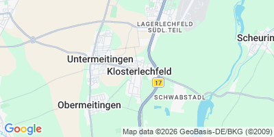 Karte Klosterlechfeld