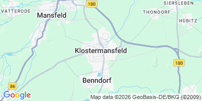 Karte Klostermansfeld