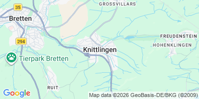 Karte Knittlingen
