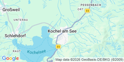 Karte Kochel a.See