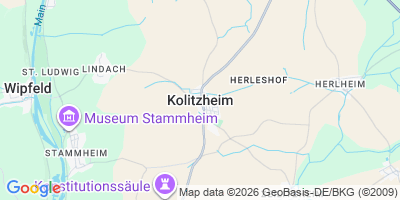 Karte Kolitzheim