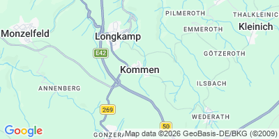 Karte Kommen