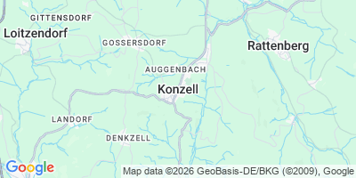 Karte Konzell
