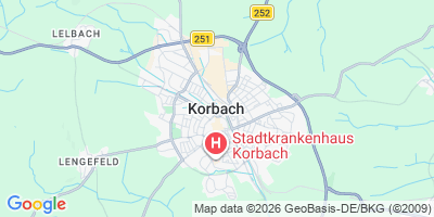 Karte Korbach