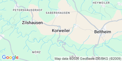 Karte Korweiler