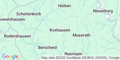 Karte Koxhausen