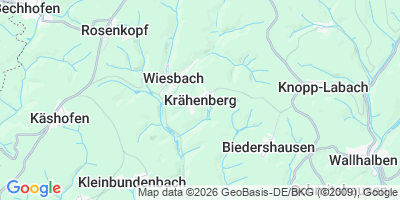 Karte Krähenberg