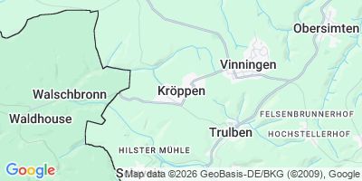 Karte Kröppen