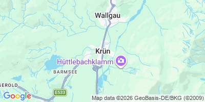 Karte Krün