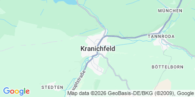 Karte Kranichfeld