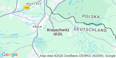 Karte Krauschwitz i.d. O.L. / Krušwica