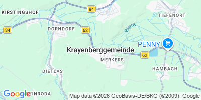 Karte Krayenberggemeinde