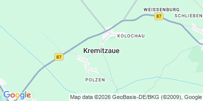 Karte Kremitzaue