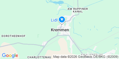 Karte Kremmen