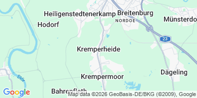 Karte Kremperheide
