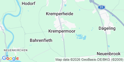 Karte Krempermoor