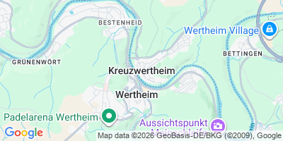 Karte Kreuzwertheim
