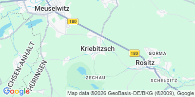 Karte Kriebitzsch