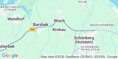 Karte Krokau