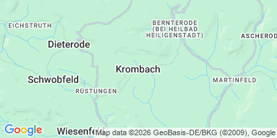 Karte Krombach